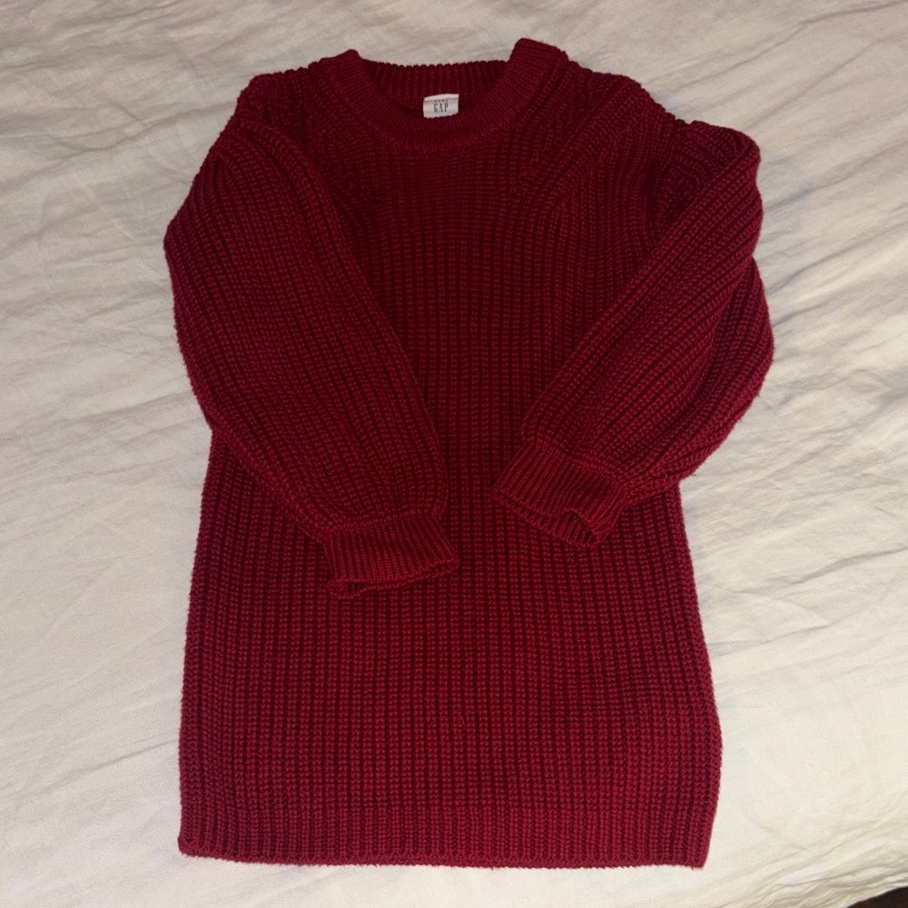 Toddler GAP Ribbed Crewneck Sweater Dress
